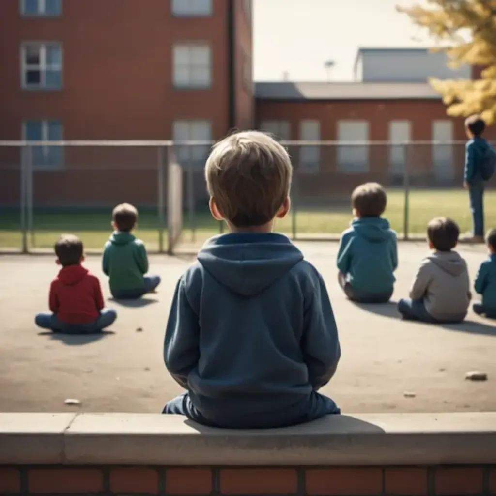 imagen de un niño autista